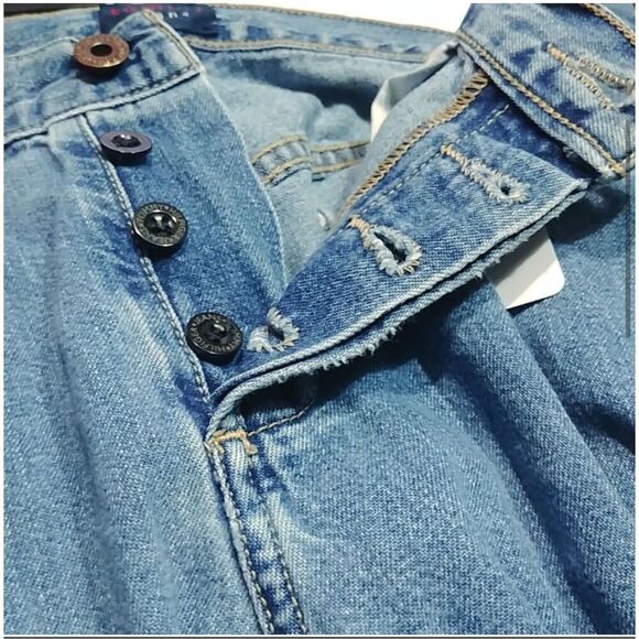 Vintage Tommy Hilfiger Jeans Hidden Button Fly Straight Leg 9 - Picture 3 of 5